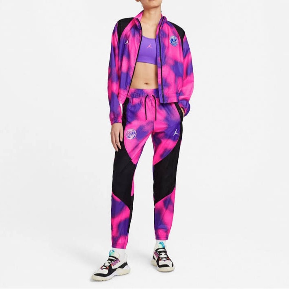 Jordan Women's Pink and Black Jacket and Pants -2pieces PSG training kit